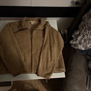 Woolrich Women’s Brown Zip-Up Sweater